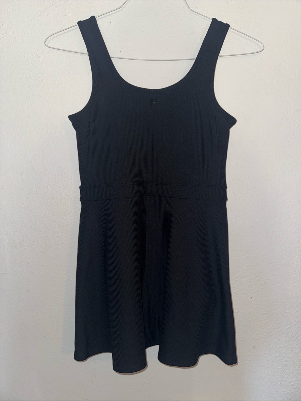 Fabletics Black Ribbed Tank Dress - Picture 4 of 6